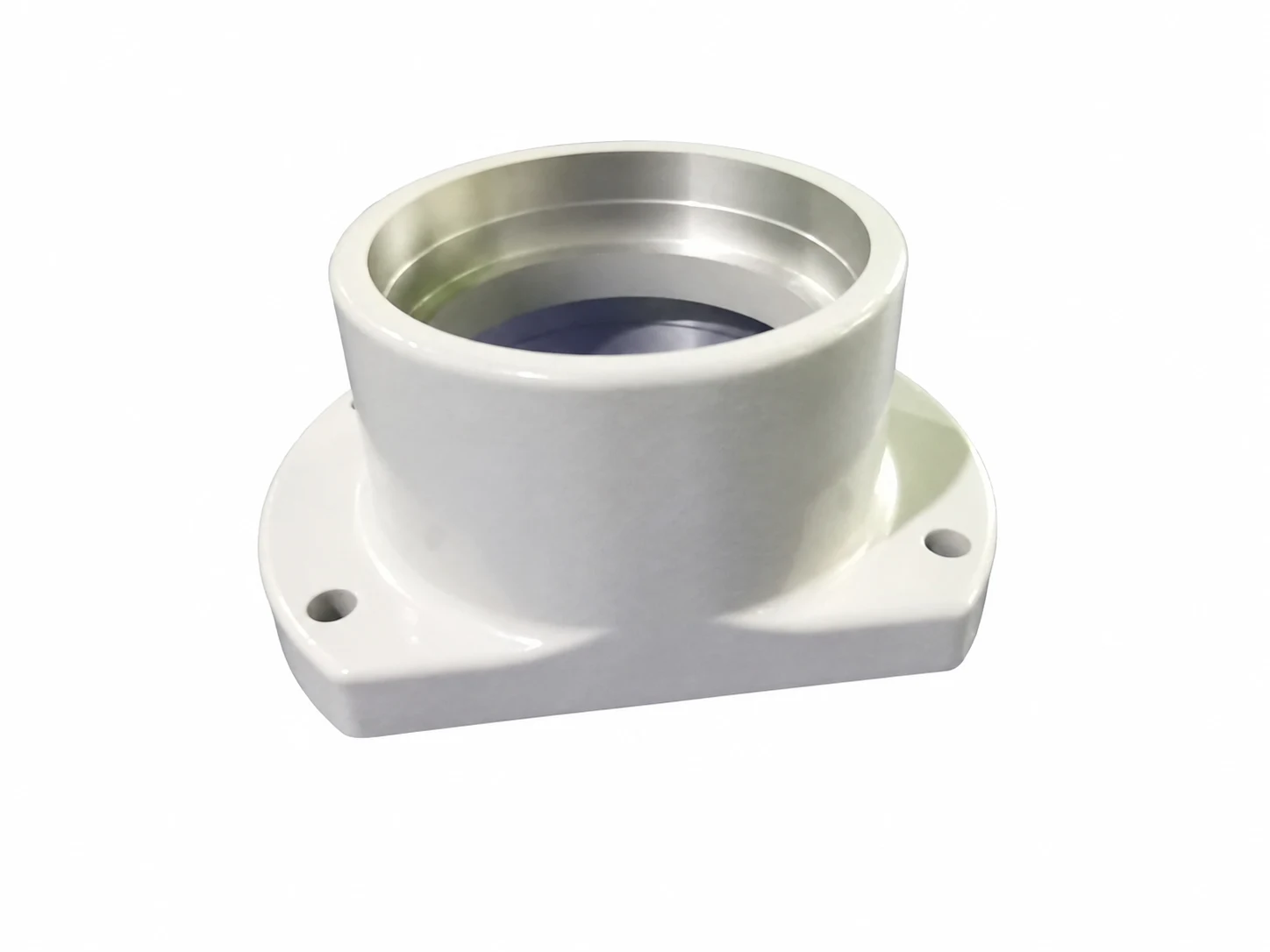 Rotating support with a machined bore
