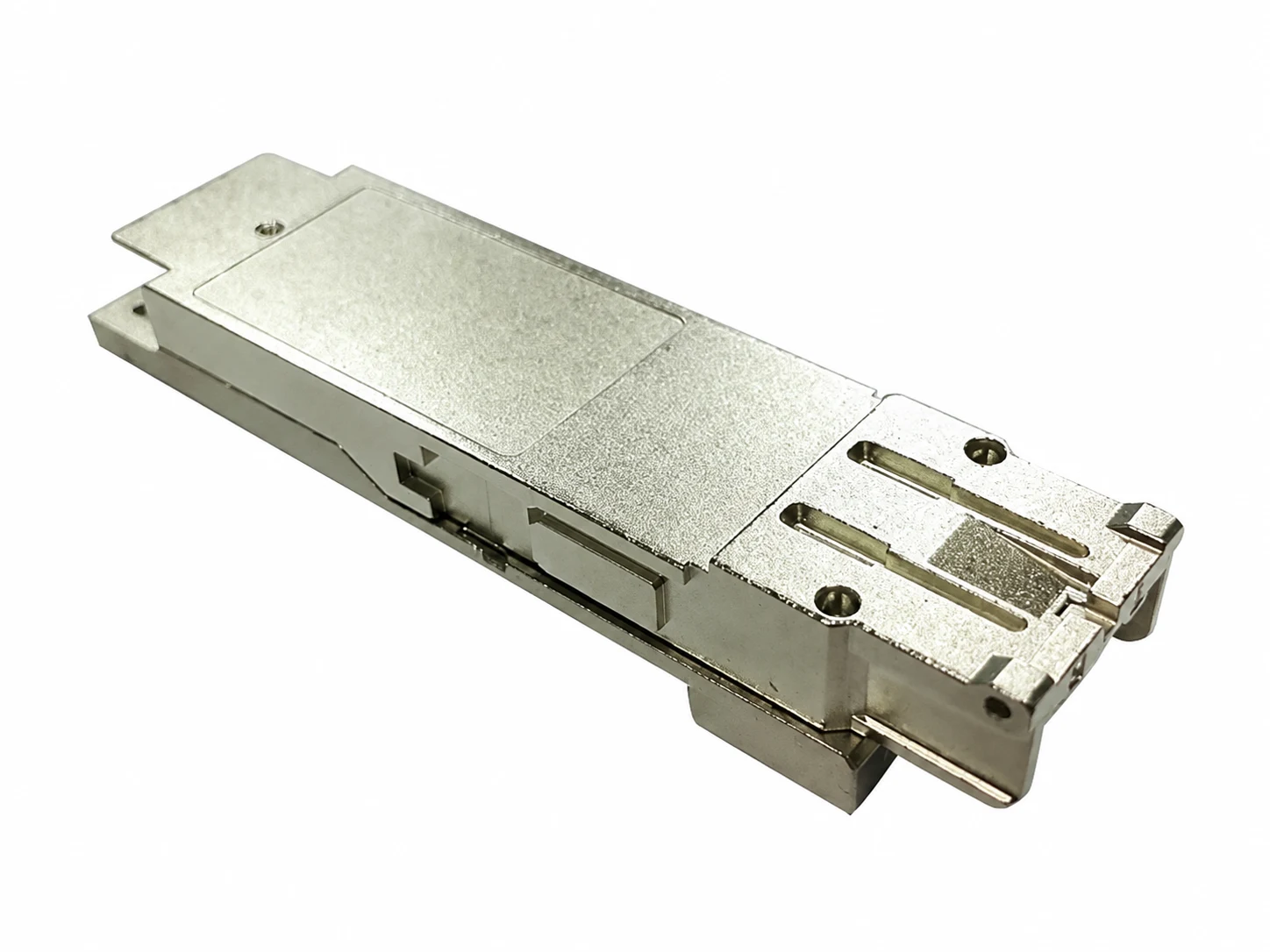 Zinc alloy optical transceiver housing