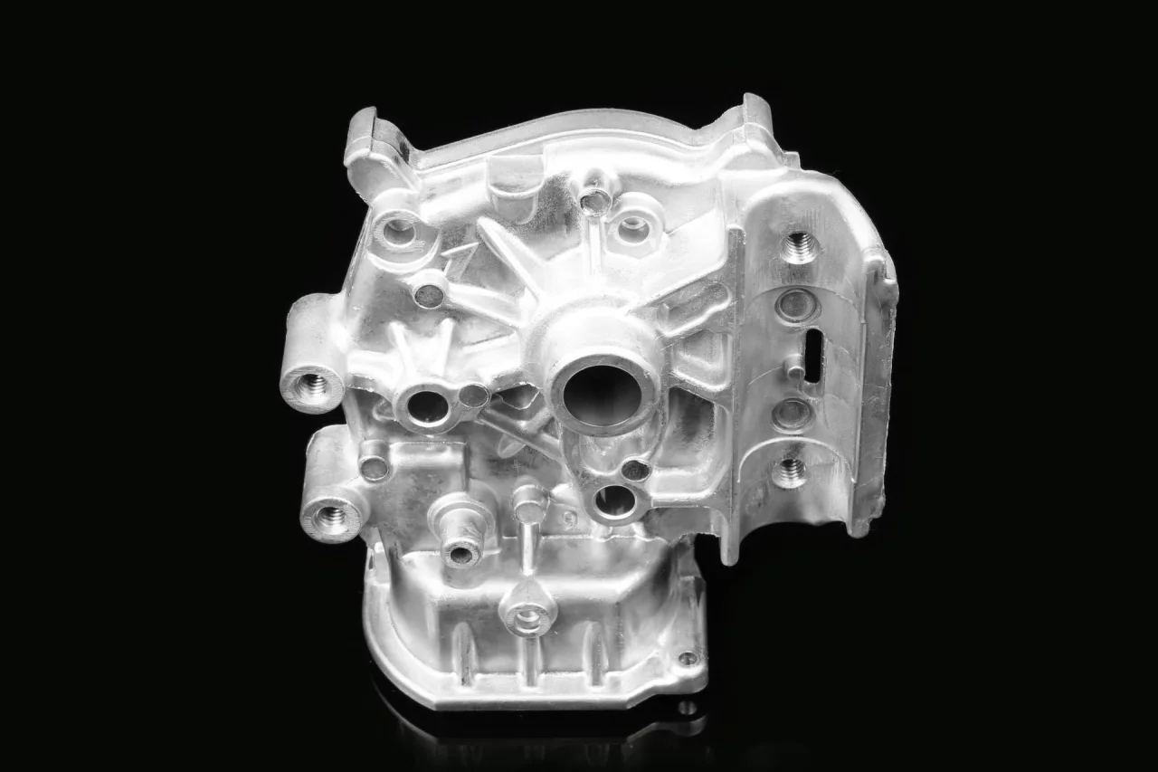Motor housing, view 2 photographed in the ZAODA manufacturing facility