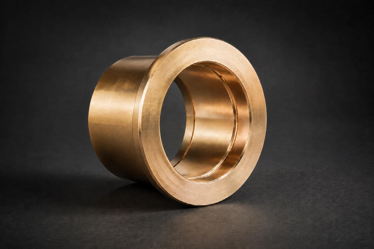 Copper alloy flanged sleeve bearing, illustration